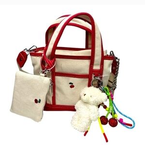 🔹️Madden Girl 🔹️viral cherry tote with charms